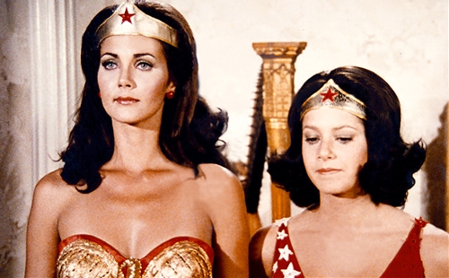 Wonder Woman(Lynda Carter)and Wonder Girl(Debra Winger), Wonder Woman