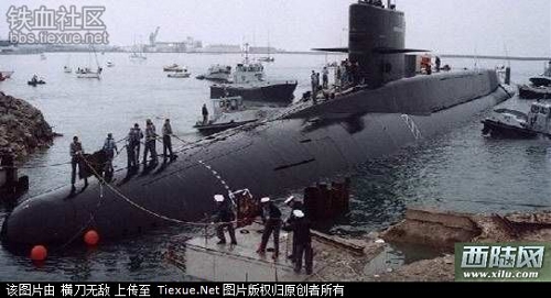 L'IndomptableS613 submarine of French Navy (Photo Source: people.com.cn)