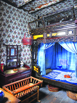 A bedroom inside Yin Yu Tang. Photo: Courtesy of Peabody Essex Museum