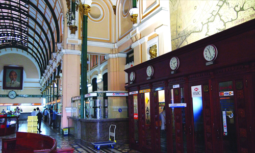 Ho Chi Minh City's main post office.
