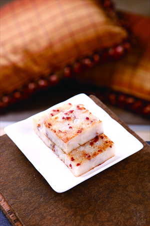 Radishes fried with sausage and rice flour Photo: Courtesy of Jindingxuan 