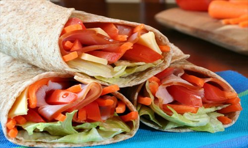 Carrot vegetable rolls