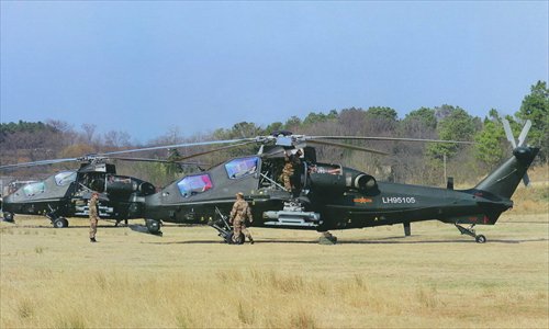 China's WZ-10 armed helicopter. (Photo: China Military Online)