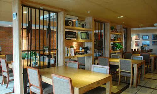 The interior of the 70s Restaurant