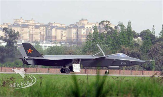 J-20 stealth fighter number 2001