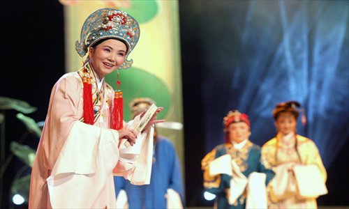 Mao Shanyu, one of the most respected Huju performers, and the president of the Shanghai Huju Opera Troupe Photos: IC