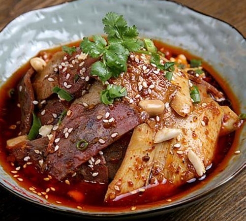 Pork lungs in chili sauce(Photo Source:cyol.net)