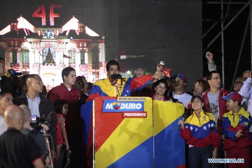 Nicolas Maduro Wins Venezuelan Presidential Election Global Times