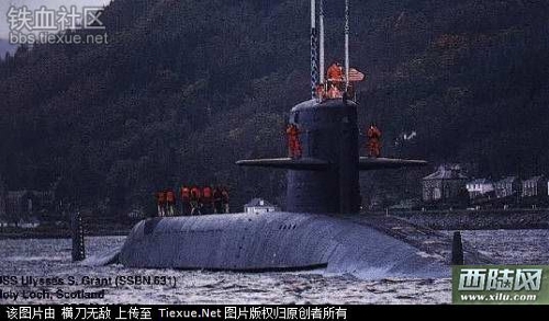 Lafayette class submarine of U.S. Navy (Photo Source: people.com.cn)