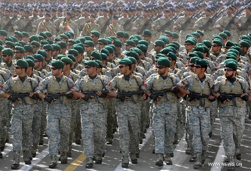 army day parade held in tehran