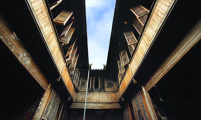 The skywell of Yin Yu Tang, a Qing Dynasty house at the Peabody Essex Museum in Salem, Massachusetts, US. The house was moved from China's Anhui Province in 1997. Photos: Courtesy of Peabody Essex Museum