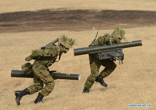 self defense force 1st airborne brigade take part in a military