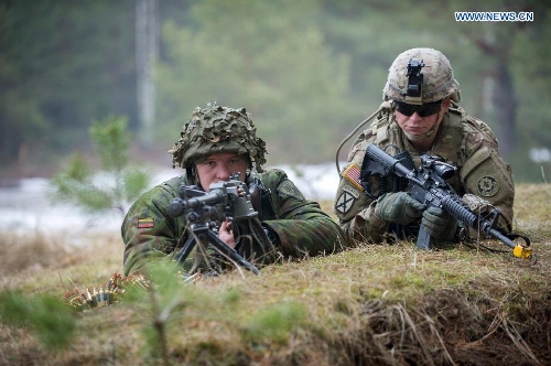 Us-lithuania Hold Joint Military Drills - Global Times