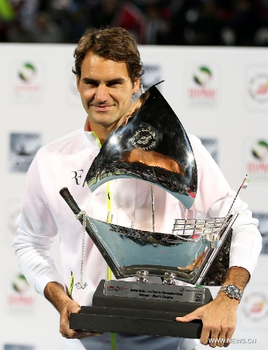 Federer Claims Seventh Dubai Crown - Global Times