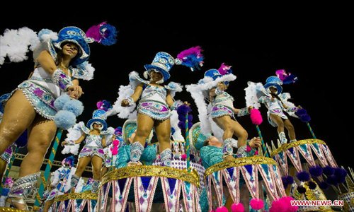 Samba Parade held in Rio de Janeiro - Global Times