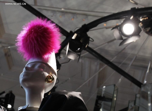 The photo taken on July 1, 2013 shows a creation by French fashion designer Christian Lacroix for Italian fashion house Elsa Schiaparelli in Paris, France. (Xinhua/Gao Jing) The photo taken on July 1, 2013 shows a creation by French fashion designer Christian Lacroix for Italian fashion house Elsa Schiaparelli in Paris, France. (Xinhua/Gao Jing) 