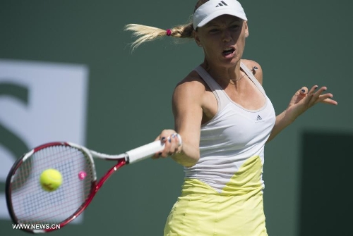 Sharapova Beats Caroline Wozniacki, Wins Indian Wells Title - Global Times