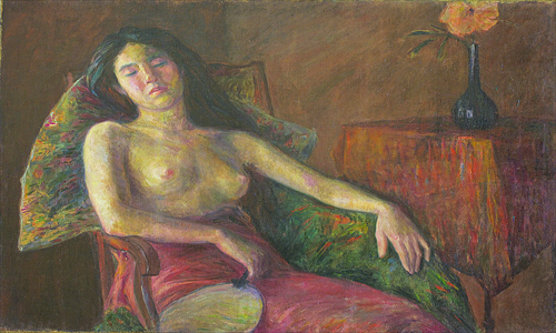 Li Shutong's A Half-naked Woman Photo: Courtesy of CAFA Art Museum