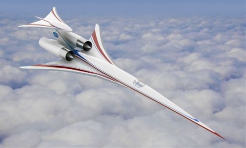 The artist's impression of a supersonic aircraft. (Photo Source: news.cn/photo)