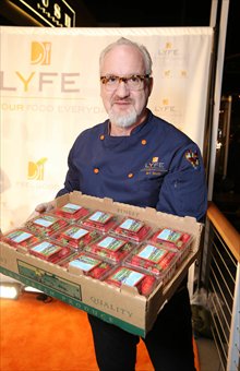 US chef Art Smith at a Lyfe Kitchen grand opening celebration in March in Culver City, California.Photo: IC