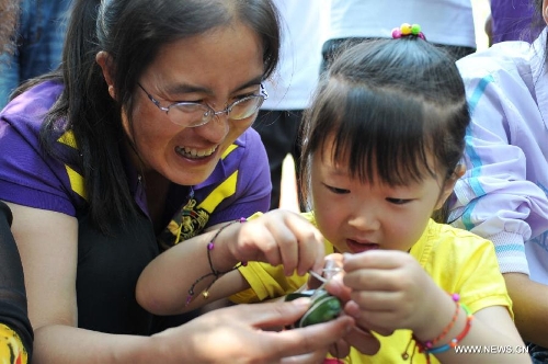 A woman and her daughter makes 