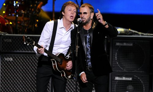 former beatles paul mccartney, ringo starr to perform at grammys