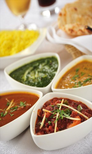 Indian-style curry dishes on offer at G Water Front
Photo: Courtesy of the restaurant