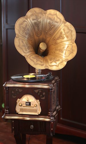 A gramophone Photo: CFP