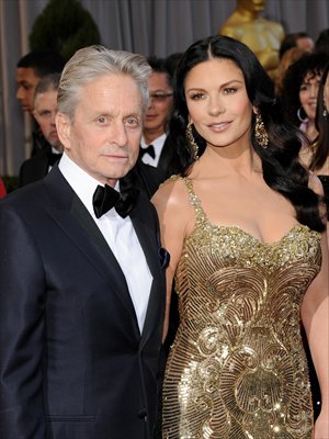 Michael Douglas (left) and Catherine Zeta-Jones Photo:IC 