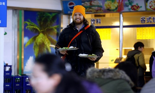 Getting used to Chinese food is an additional lesson foreign students have to learn here.