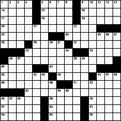 comic carvey crossword
