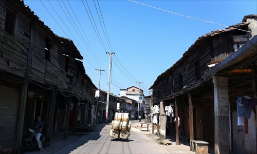 A part of the old street in Lichuan county, Jiangxi Province. Photo: Zhang Zhilong/GT