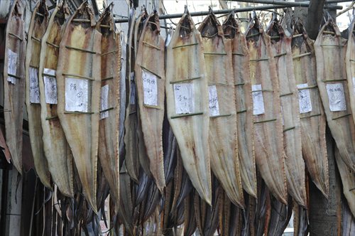 Tis the season for air-dried meats and fish, a Shanghai winter