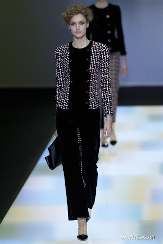 Milan Fashion Week: Giorgio Armani Creation - Global Times