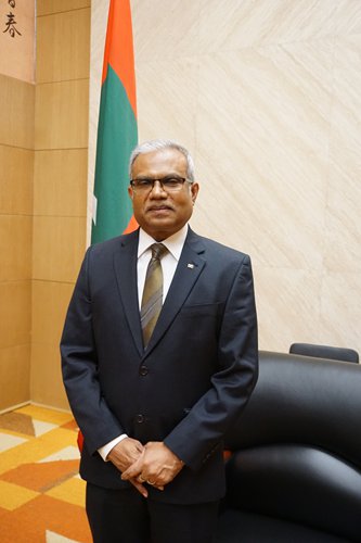 Maldives Foreign Minister Mohamed Asim Photo: Yin Yeping/GT