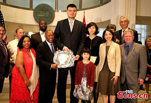 Houston celebrates 'Yao Ming Day' - Global Times