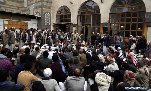 Glimpse Of Al Kabir Mosque During Ramadan In Sanaa Yemen Global Times