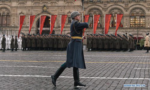 Rehearsal For 78th Anniversary Of Legendary Military Parade Held In Moscow Global Times