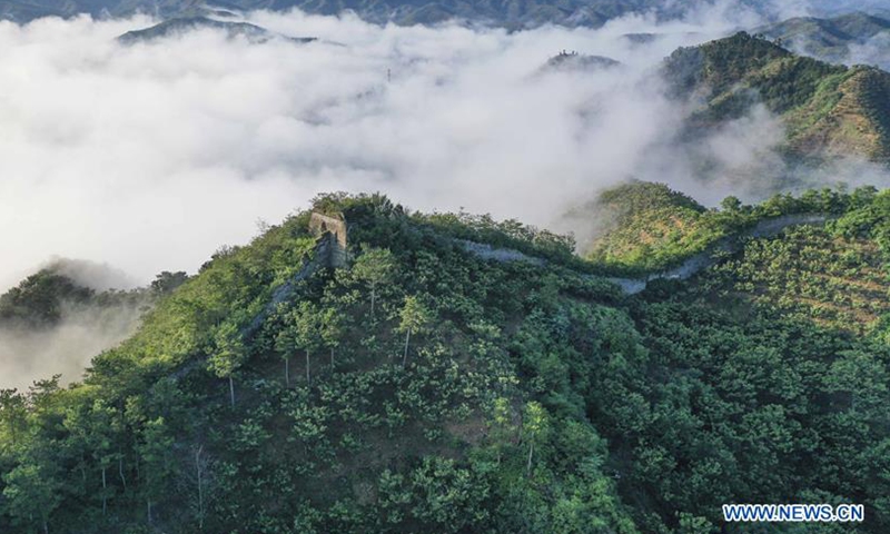 view of great wall in n china