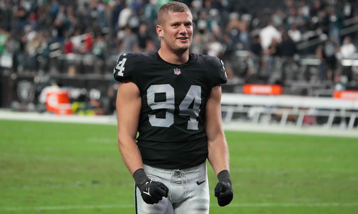 Las Vegas Raiders Release Carl Nassib NFLs First Openly Gay Player