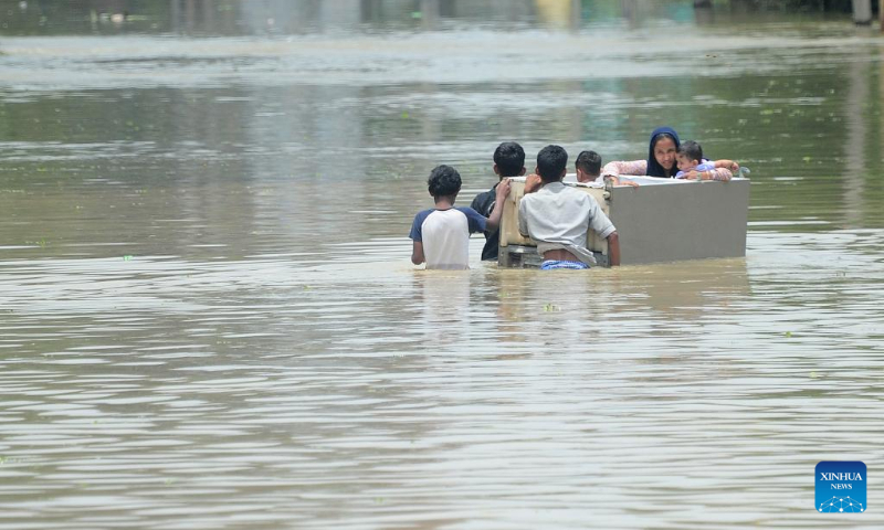 Flood Hits India S Bangalore After Heavy Rainfall Global Times