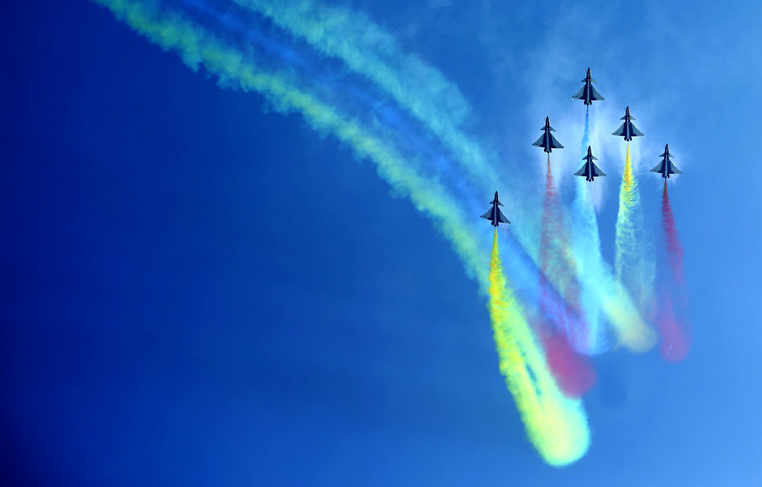 J 10 Fighters Perform At China Int L Aviation Aerospace Exhibition Global Times