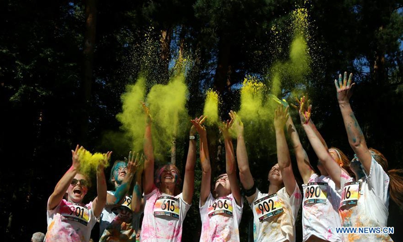Color festival held in Jurmala, Latvia - Global Times