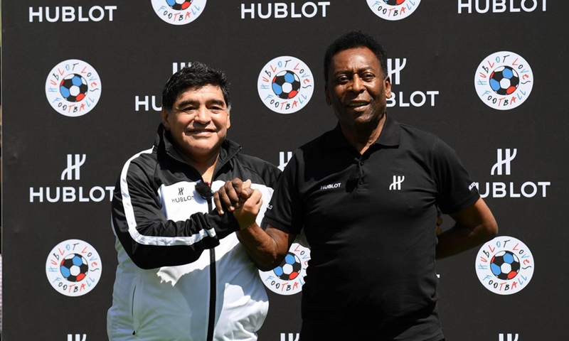 Play ball together in the sky': Pele had written after Maradona's