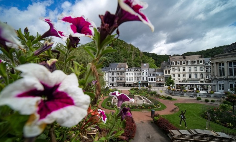 Photo taken on July 29, 2021 shows a view of Spa, Liege Province, Belgium(Photo: Xinhua)