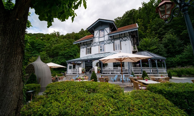 Photo taken on July 29, 2021 shows a homestay in Spa, Liege Province, Belgium.(Photo: Xinhua)