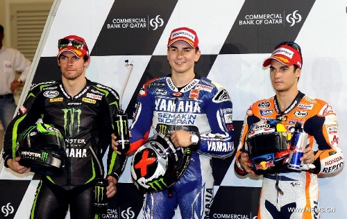 Lorenzo takes pole at qualifying for Qatar Grand Prix - Global Times