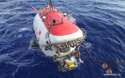 China's submersible Jiaolong released for scientific research - Global ...