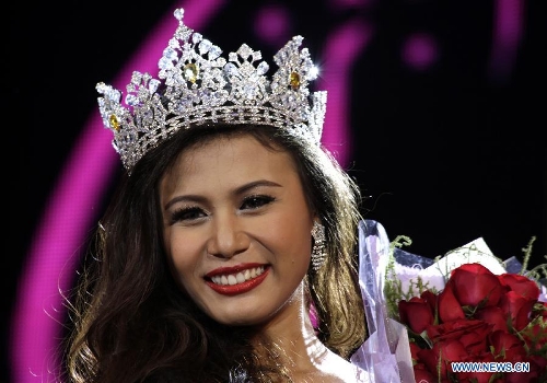 Sharr Htut Eaindra crowned in Miss Universe Myanmar 2014 pageant ...