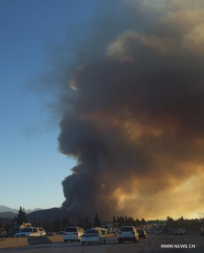 Wildfire out of control in Los Angeles, US - Global Times